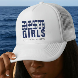 Grappige Nauti Meisjes Bachelorette-feest Trucker Pet