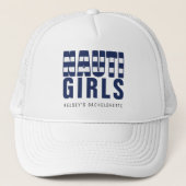 Grappige Nauti Meisjes Bachelorette-feest Trucker Pet (Voorkant)