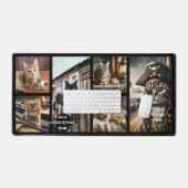 Grappige nautische foto grid kat bureaumat (Keyboard & Muis)