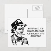 Grappige nazi briefkaart (Voorkant / Achterkant)