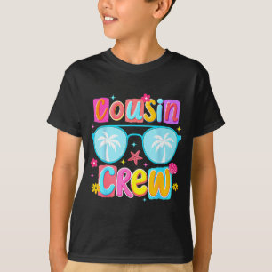 Grappige neef en nicht crew zomer vakantie trip st t-shirt