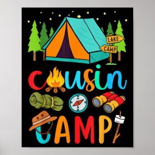 Grappige Neef Kamp 2025 Gezelschap Vakantie Zomer Poster