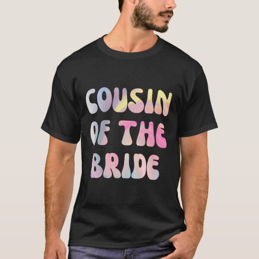 Grappige neef van de bruid t-shirt (Voorkant)