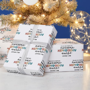 Grappige Nefrologie Verpleegster Geweldige Waarder Cadeaupapier