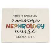 Grappige Nefrologie Verpleegster Geweldige Waarder Groot Cadeauzakje (Voorkant)