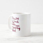 Grappige negeer trends statement humor slogan koffiemok (Voorkant links)