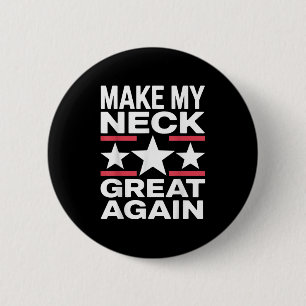 Grappige nekoperatiekunst voor mannen vrouwen kind ronde button 5,7 cm