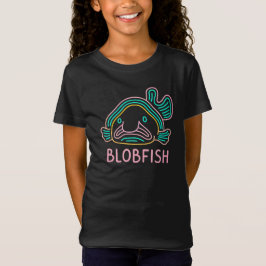 Grappige Neon Blobvis – Grappige Cartoon uit de Di T-shirt