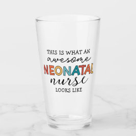 Grappige neonatale verpleegkundige Geweldige waard Glas