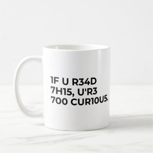 Grappige nerdige code spreuk koffiemok