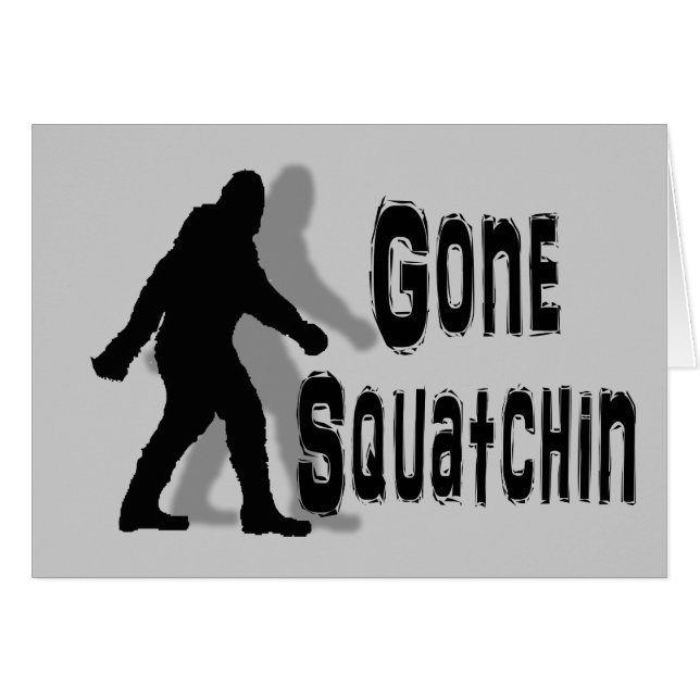 Grappige nerdy geek grote voet sasquatch (Voorkant Horizontaal)