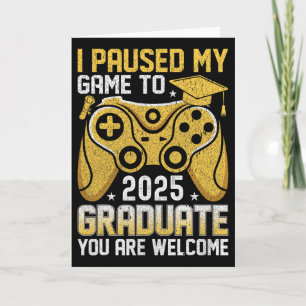 Grappige Nerdy Ik Pauzeerde Mijn Game Om Af Te Stu Kaart