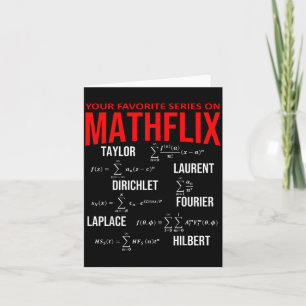 Grappige Nerdy Jouw Favoriete Serie Op Mathflix Wi Kaart