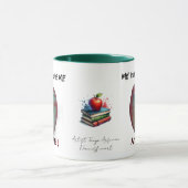 Grappige nerdy opvoeders Apple Mok (Midden)