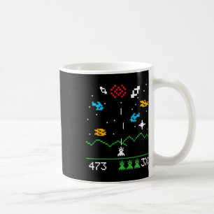 Grappige Nerdy Vintage Astrospace Videospeler Geek Koffiemok