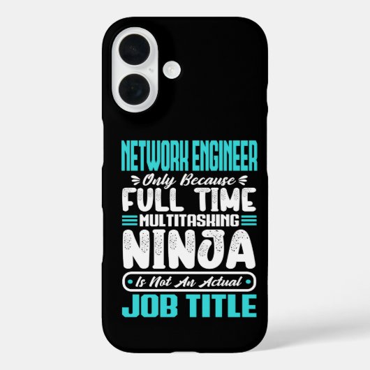 Grappige netwerkingenieur functietitel professie v Case-Mate iPhone case (Achterkant)