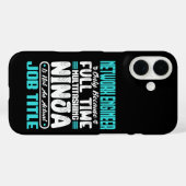 Grappige netwerkingenieur functietitel professie v Case-Mate iPhone case (Achterkant (horizontaal))