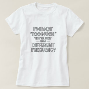 Grappige Neurodivergente Sarcastische Quote – Mini T-shirt