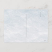 Grappige Neushoorn Vrolijk Kerstmis boom sneeuw Va Feestdagenkaart (Achterkant)