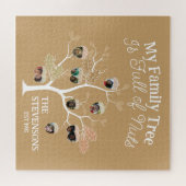 Grappige neutrale foto Family Tree is vol met note Legpuzzel (Horizontaal)