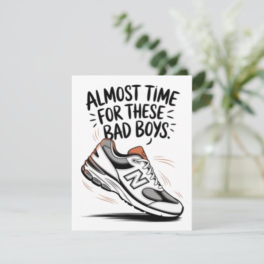Grappige New Balance Verjaardagen Vaderdag Nieuwe  Feestdagenkaart (Staand voorkant)
