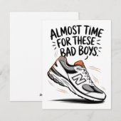 Grappige New Balance Verjaardagen Vaderdag Nieuwe  Feestdagenkaart (Voorkant / Achterkant)
