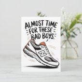 Grappige New Balance Verjaardagen Vaderdag Nieuwe  Kaart (Staand voorkant)