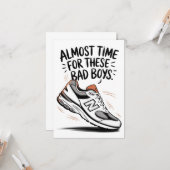 Grappige New Balance Verjaardagen Vaderdag Nieuwe  Kaart (Voorkant / Achterkant in situ)