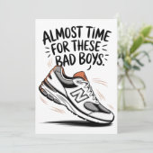 Grappige New Balance Verjaardagen Vaderdag Nieuwe  Kaart (Staand voorkant)