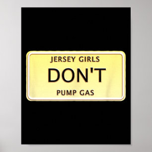 Grappige New Jersey Vrouwen Jersey Meisjes Pomp Ga Poster