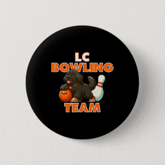 Grappige Newfoundland-hond bowlen Ronde Button 5,7 Cm