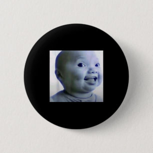 Grappige Niche Baby Gen Z Meme Ai Viraal Giechelen Ronde Button 5,7 Cm