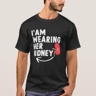 Grappige Niertransplantatie Nierdonor Echtgenote T-shirt