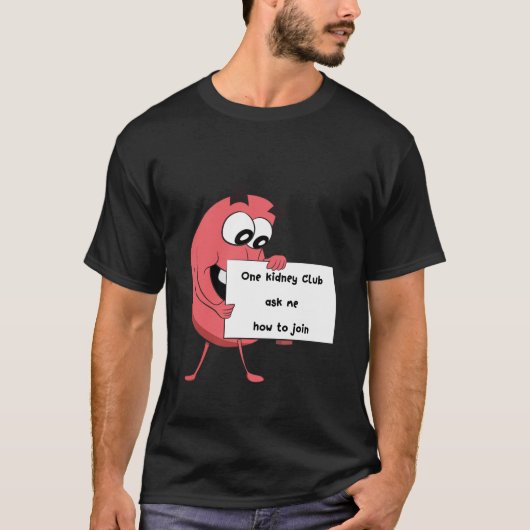 Grappige niertransplantatie, nierdonorgift, nier t-shirt (Voorkant)