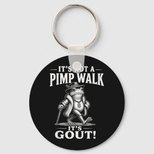 Grappige Niet Een Poener Wandeling Jicht Kikker Me Sleutelhanger