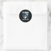 Grappige Niet Meer Menier Nette Kerel Alpha Wolf M Ronde Sticker (Tas)
