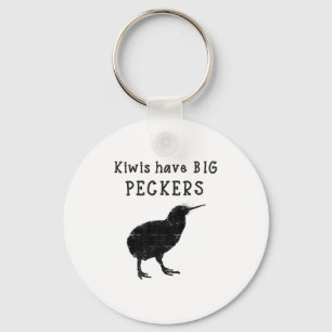 Grappige Nieuw-Zeelandse Quote Kiwis Hebben Grote Sleutelhanger