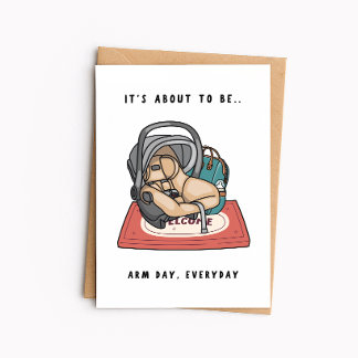 Grappige Nieuwe Baby - Het Gaat Arm Dag Elke Dag Z Kaart