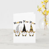 Grappige Nieuwe Jaar Kabouter Truien Voor Vrouwen, Kaart (Gele Bloem)