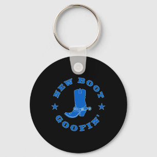 Grappige Nieuwe Laars Goofin Cowboylaars Meme Quot Sleutelhanger