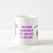 Grappige nieuwe moeder luie koffie koffiemok (Center)