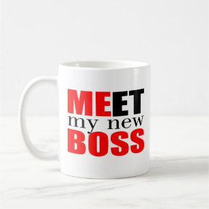 Grappige nieuwe ondernemer koffie mok