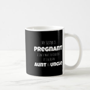 Grappige Nieuwe Oom Tante Baby Aankondiging Zus Ge Koffiemok