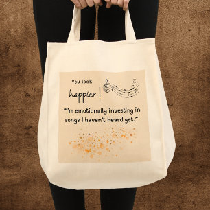 Grappige nieuwe pop album meme tote bag