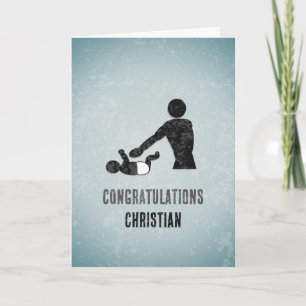 Grappige Nieuwe Vader - Baby Verschange Vaderschap Kaart