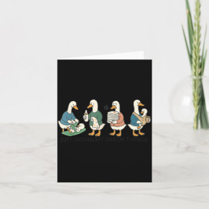 Grappige Nieuwe Vader Gans Papa Baby Shower Vaderd Kaart