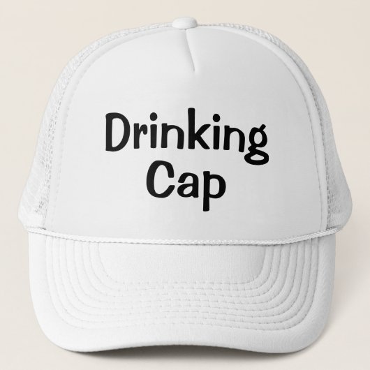 Grappige Nieuwigheid Baseball DRINKEN Trucker Pet (Voorkant)