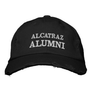 Grappige nieuwigheid cadeau idee ALCATRAZ ALUMNI Geborduurde Pet