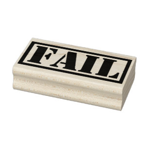 Grappige Nieuwigheid FAIL Stempel