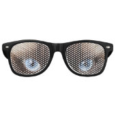 Grappige nieuwigheid gekke kat ogen retro zonnebril (Voorkant)